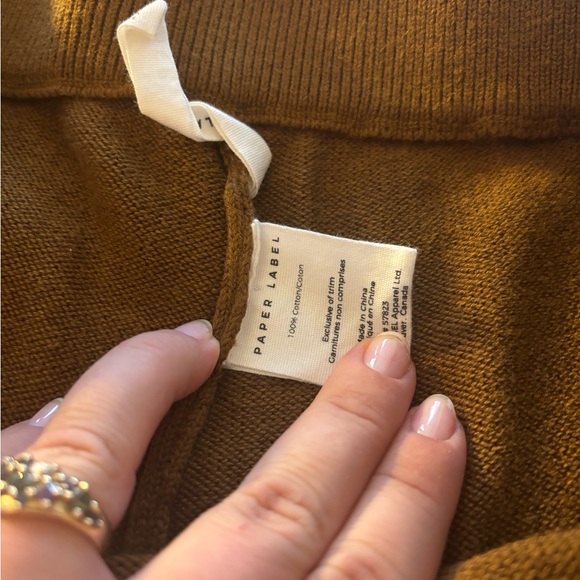 Paper label knit pants - Picture 5 of 6